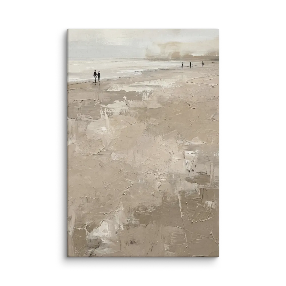Thick plaster layers and gestural charcoal — Palette-knife impasto