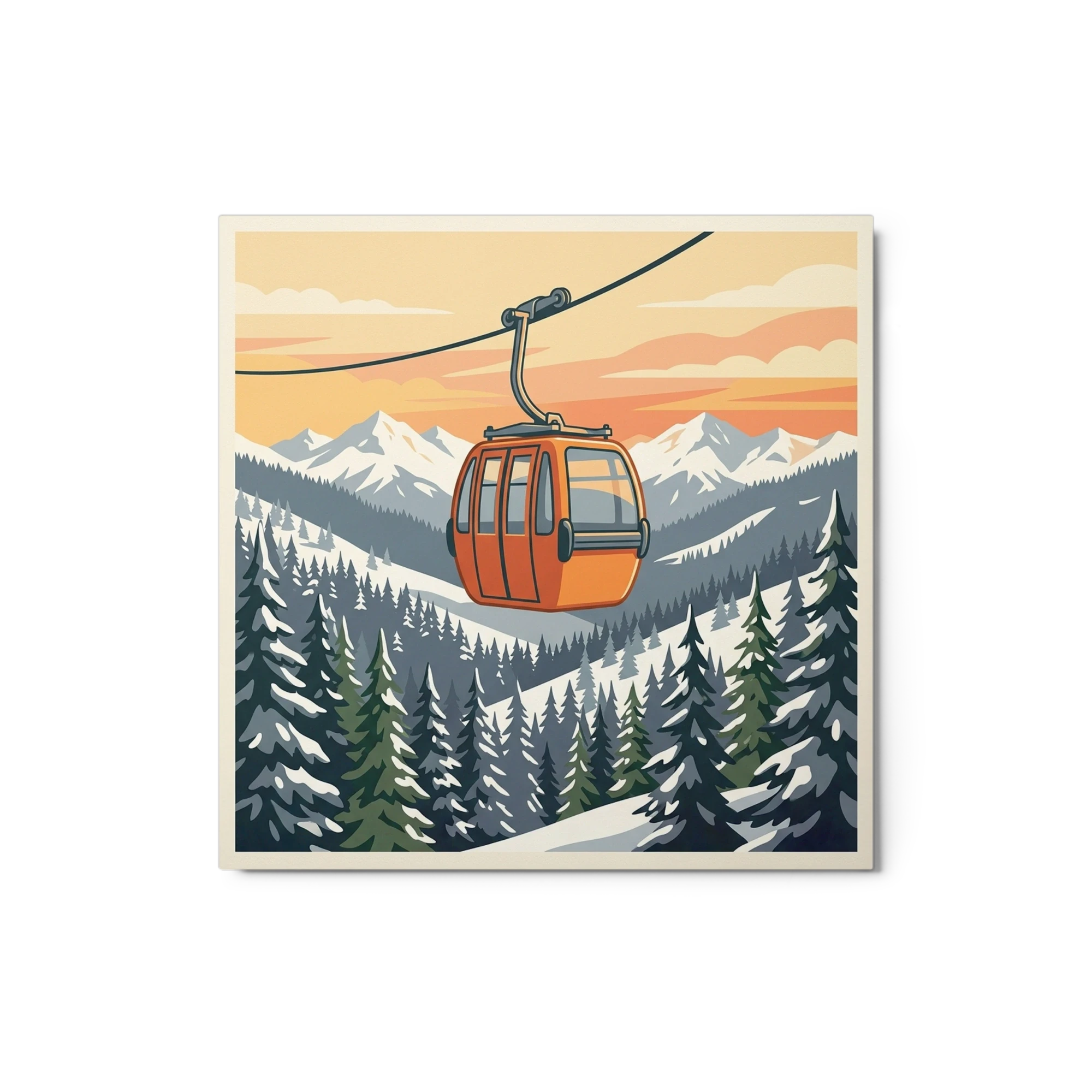 Alpine Gondola Sunset