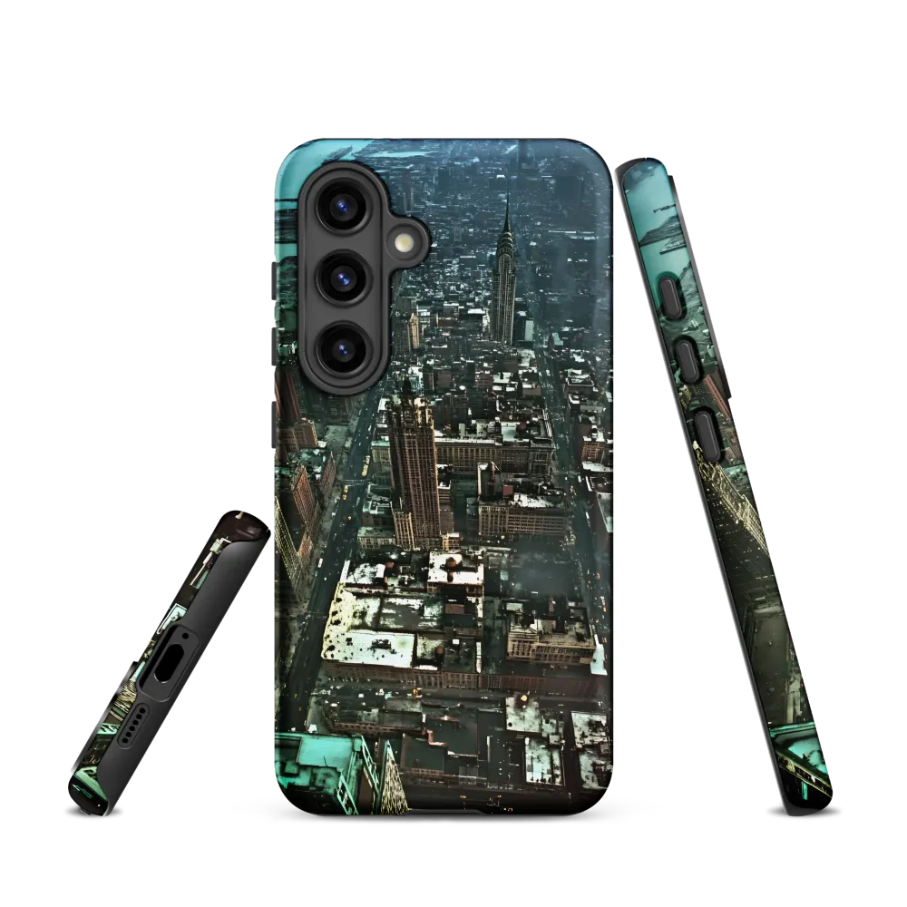 Aerial Cityscape with Skyscrapers | Phone Case