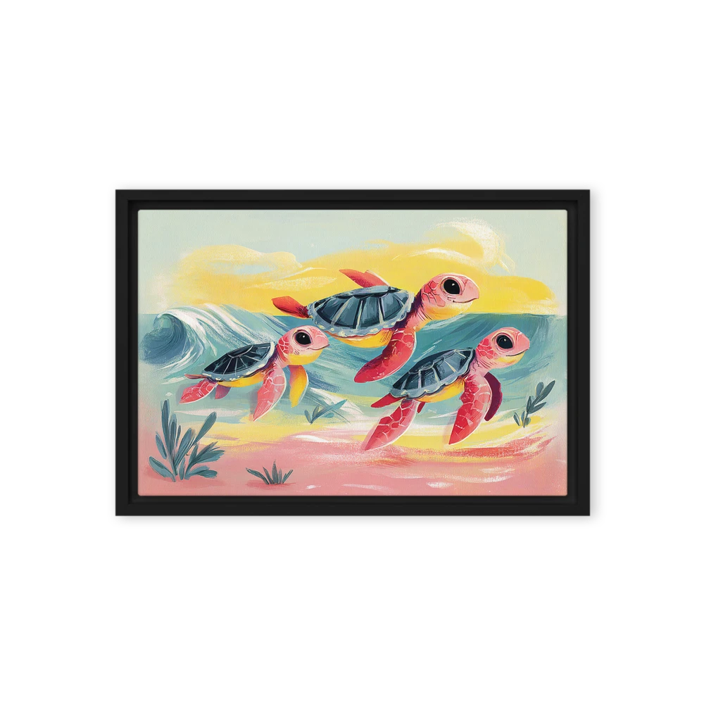 Swimming Hatchlings | Art Print