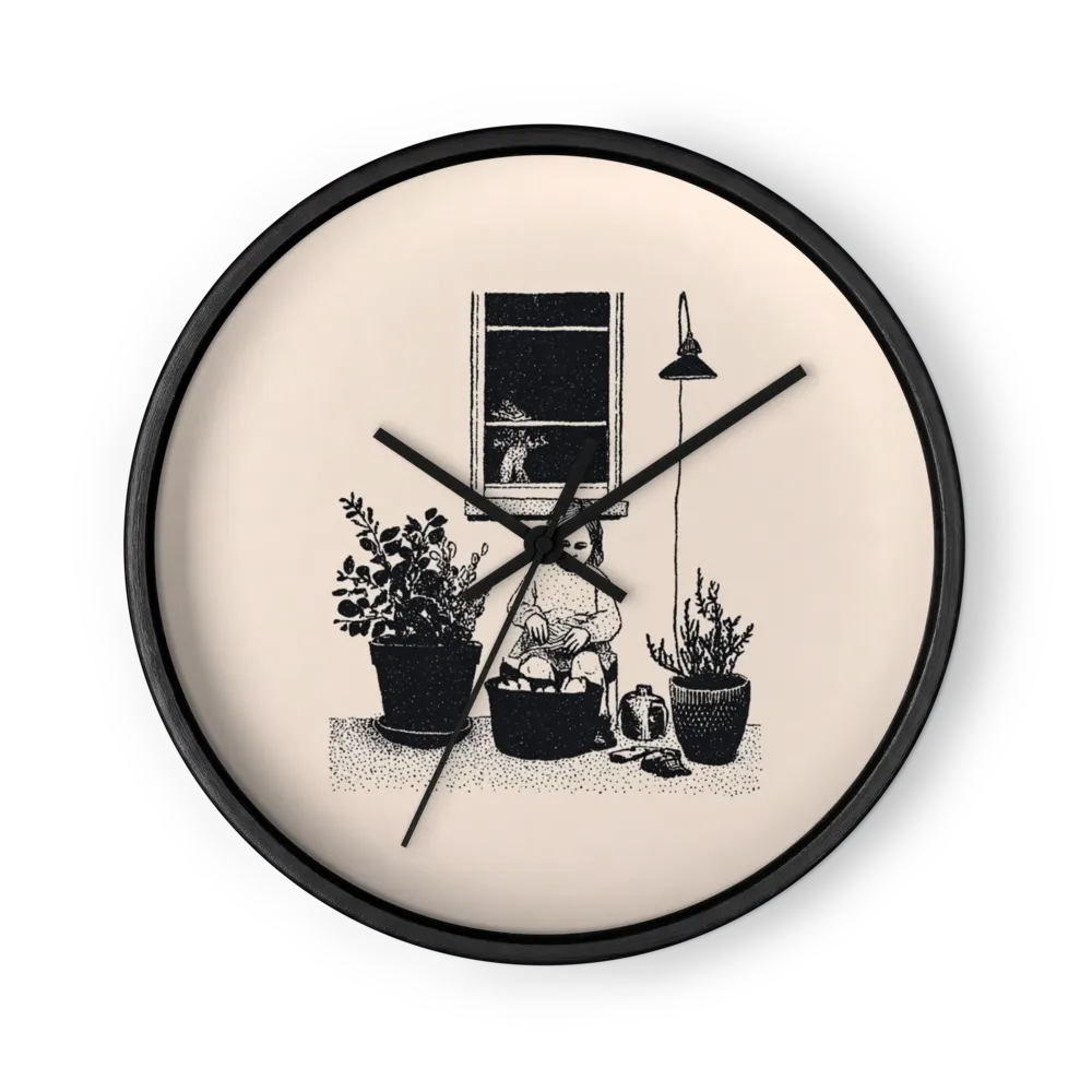 The Little Gardener | Wall Clock