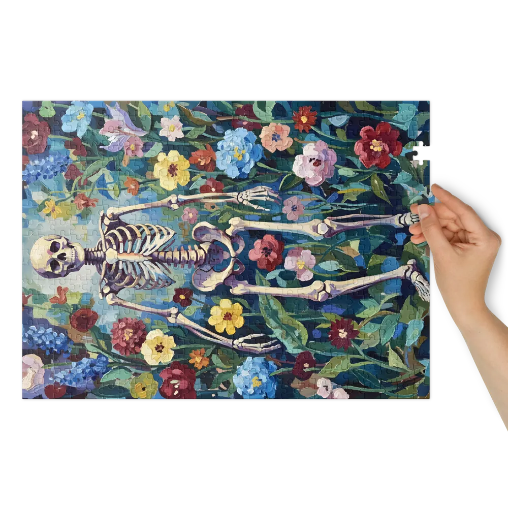 Skeleton in Bloom | Jigsaw Puzzles