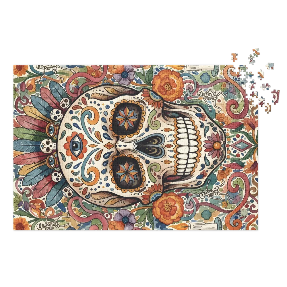 Floral Sugar Skull