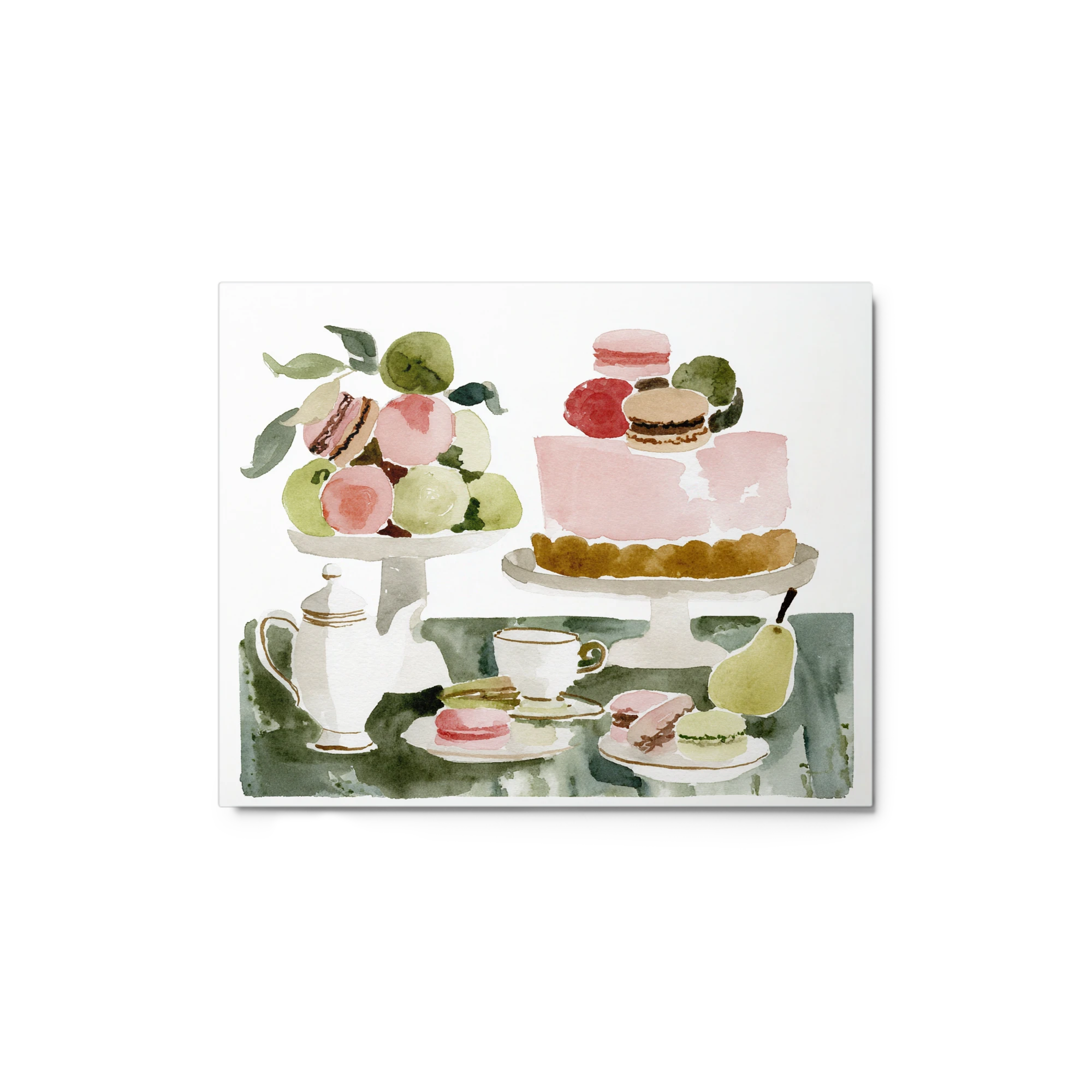 Tea and Macarons | Art Print