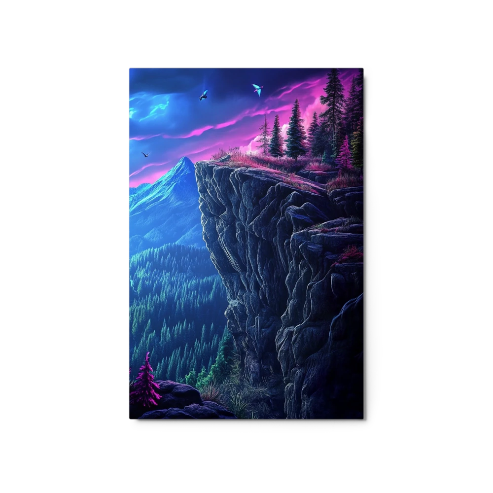 Neon Ridge Dream | Art Print
