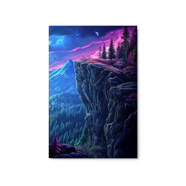 Neon Ridge Dream | Art Print