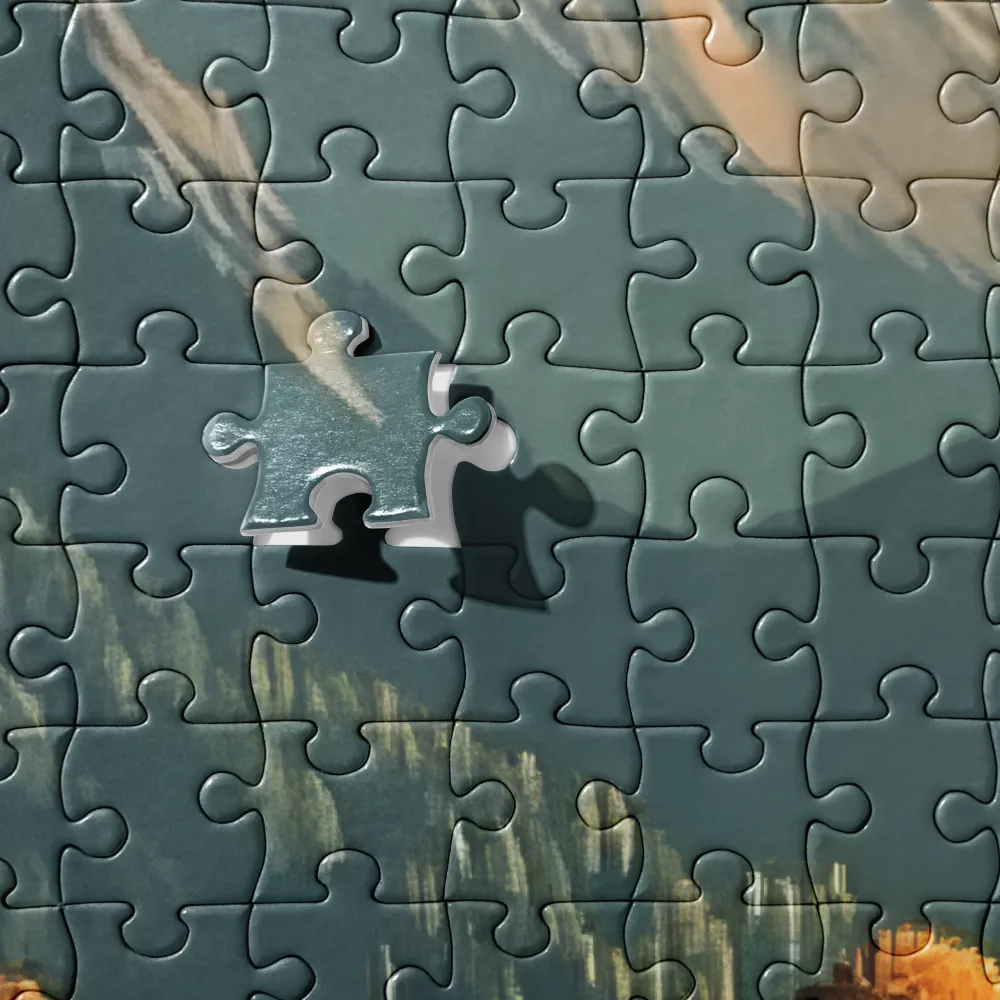 Autumn Reflection 
 Jigsaw Puzzle in Tin Box