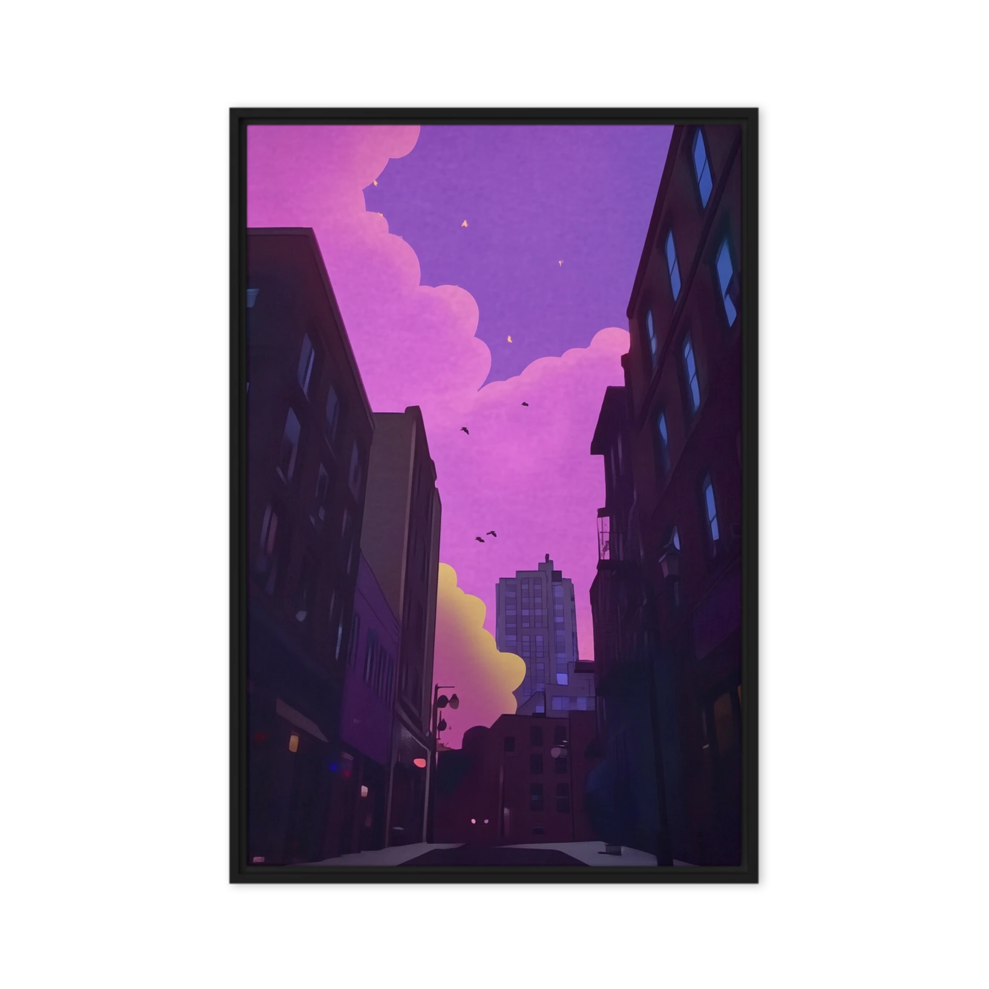 Neon City Twilight | Art Print