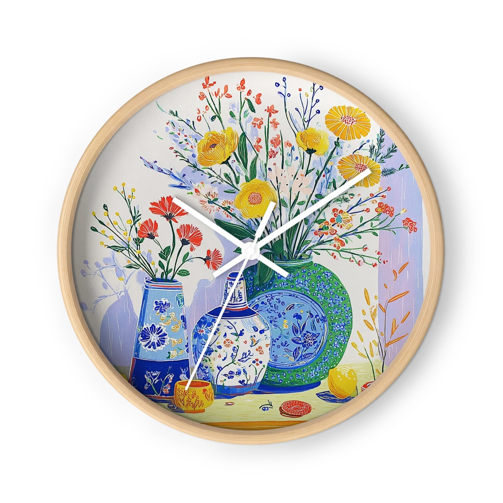 Vases with Wildflowers