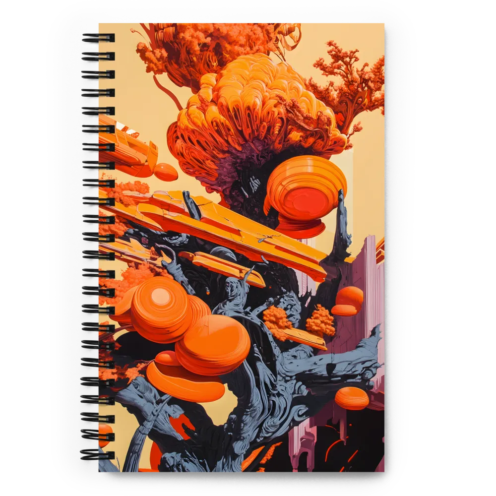 Ethereal Orange Grove 
 Spiral Notebook | 140 pages
