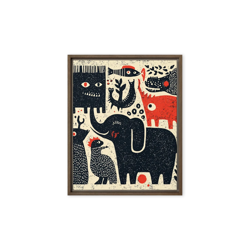 Whimsical Folk Creatures | Art Print