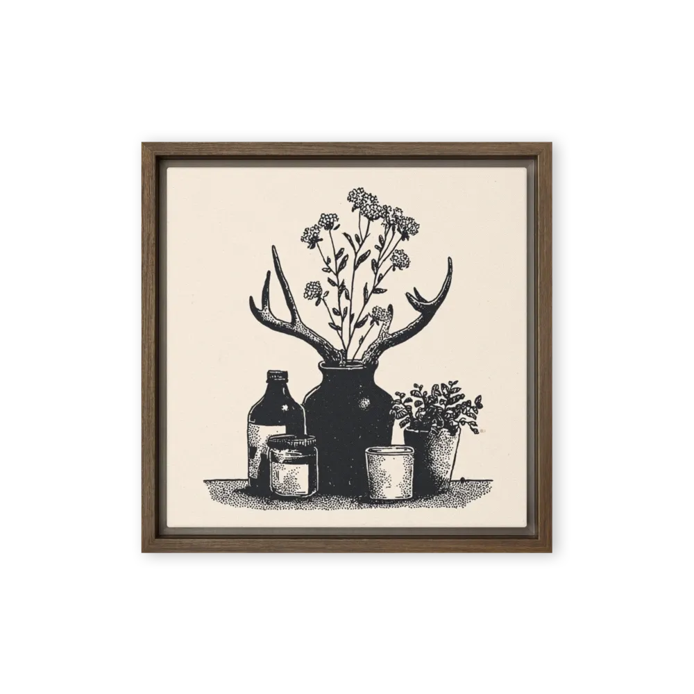 Botanical Antler Still Life | Art Print