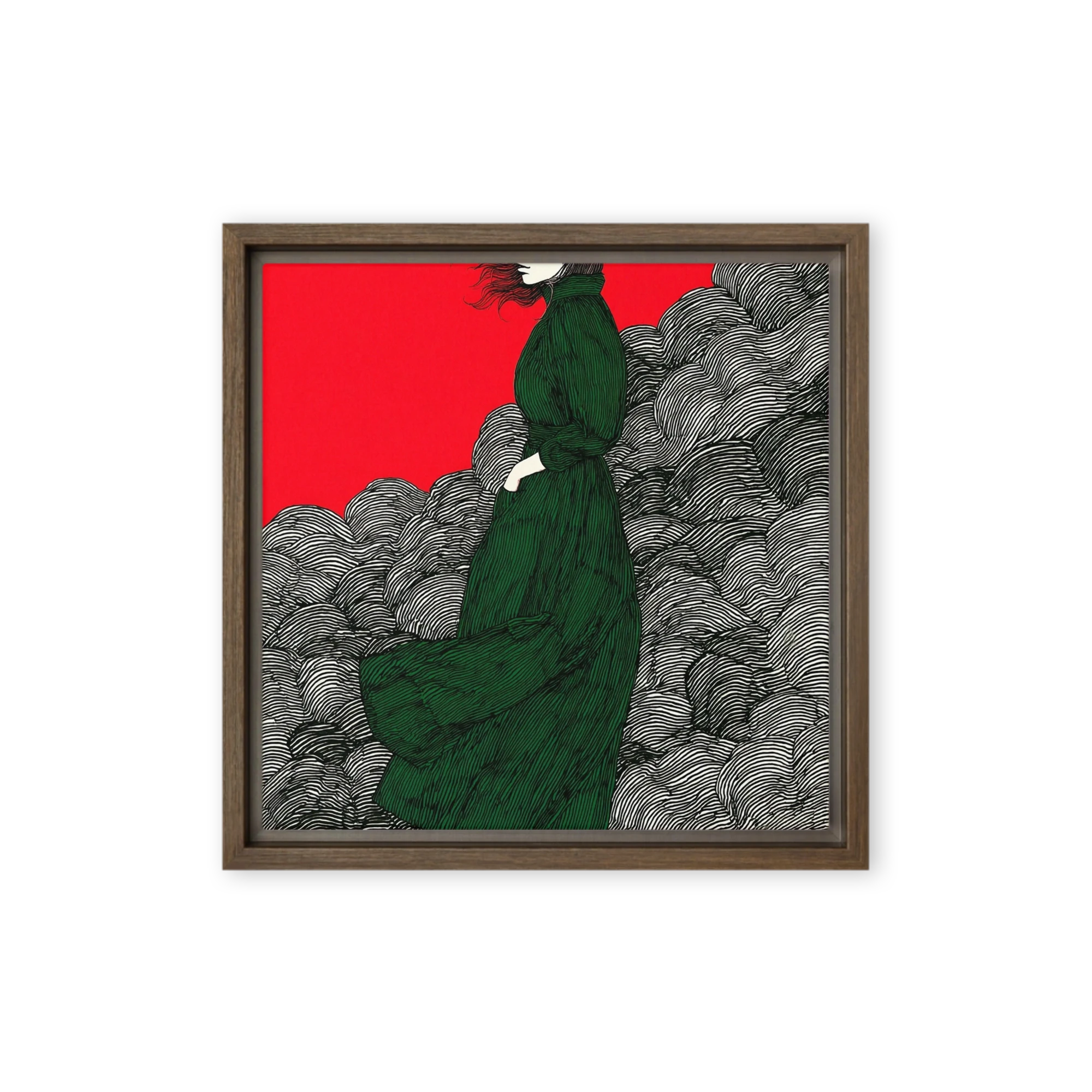 Woman in Green