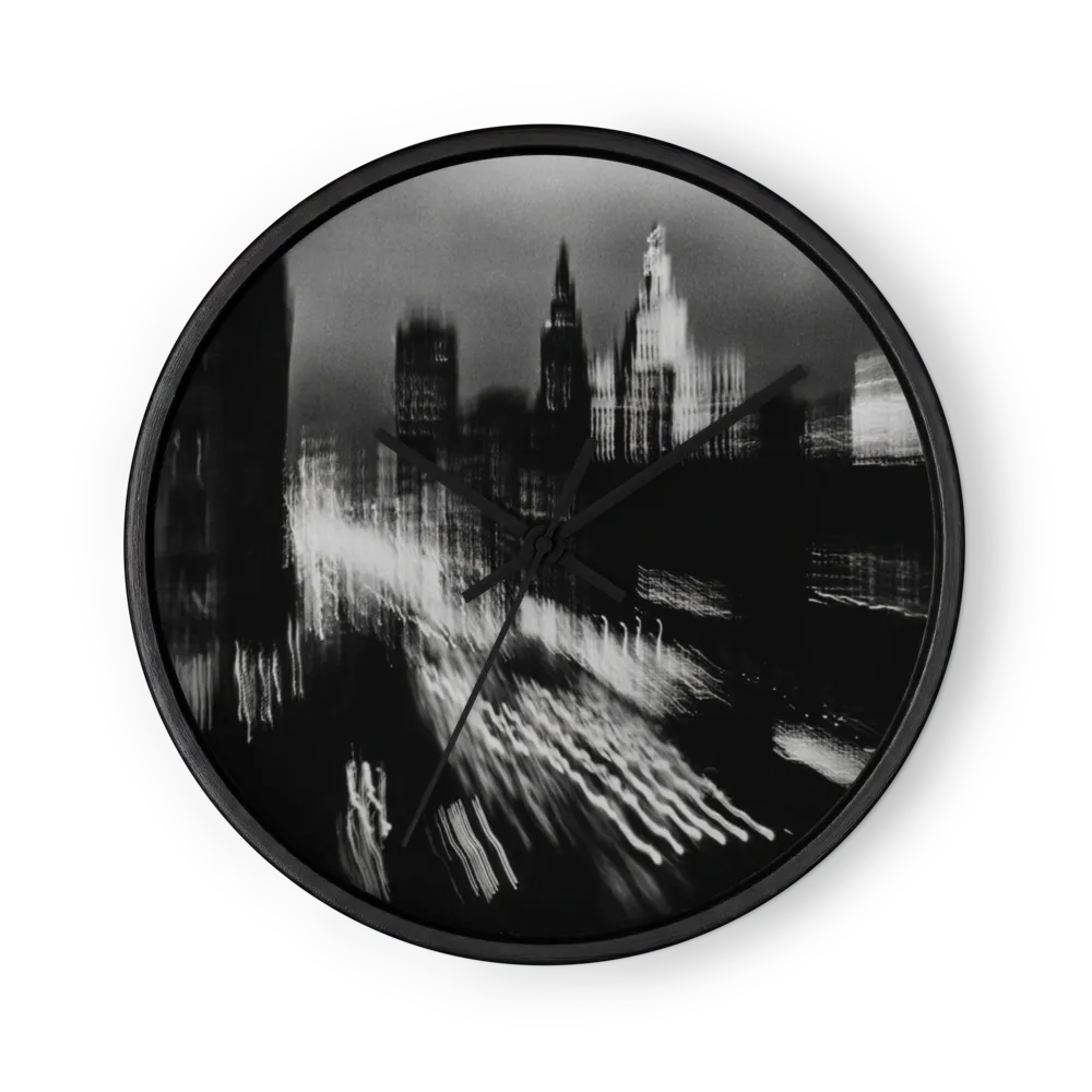 Movimento nella Metropoli | Orologio da parete