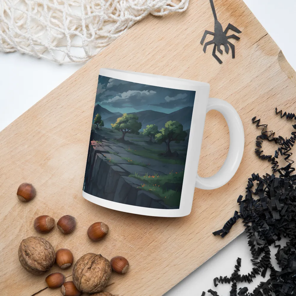 Sunset Rift 
 Mug with Red inside | 15 oz