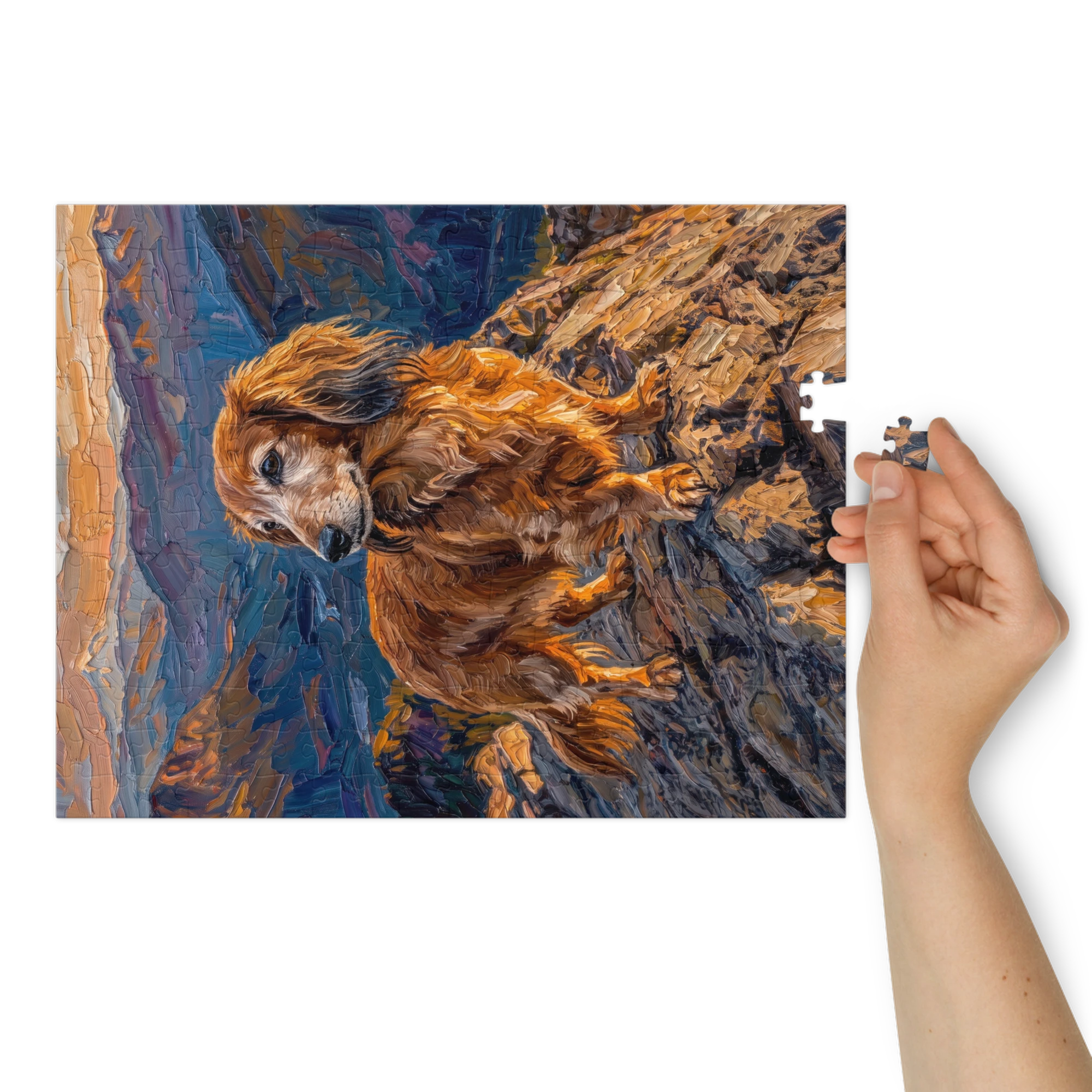 Pet Portrait Puzzle — Impasto