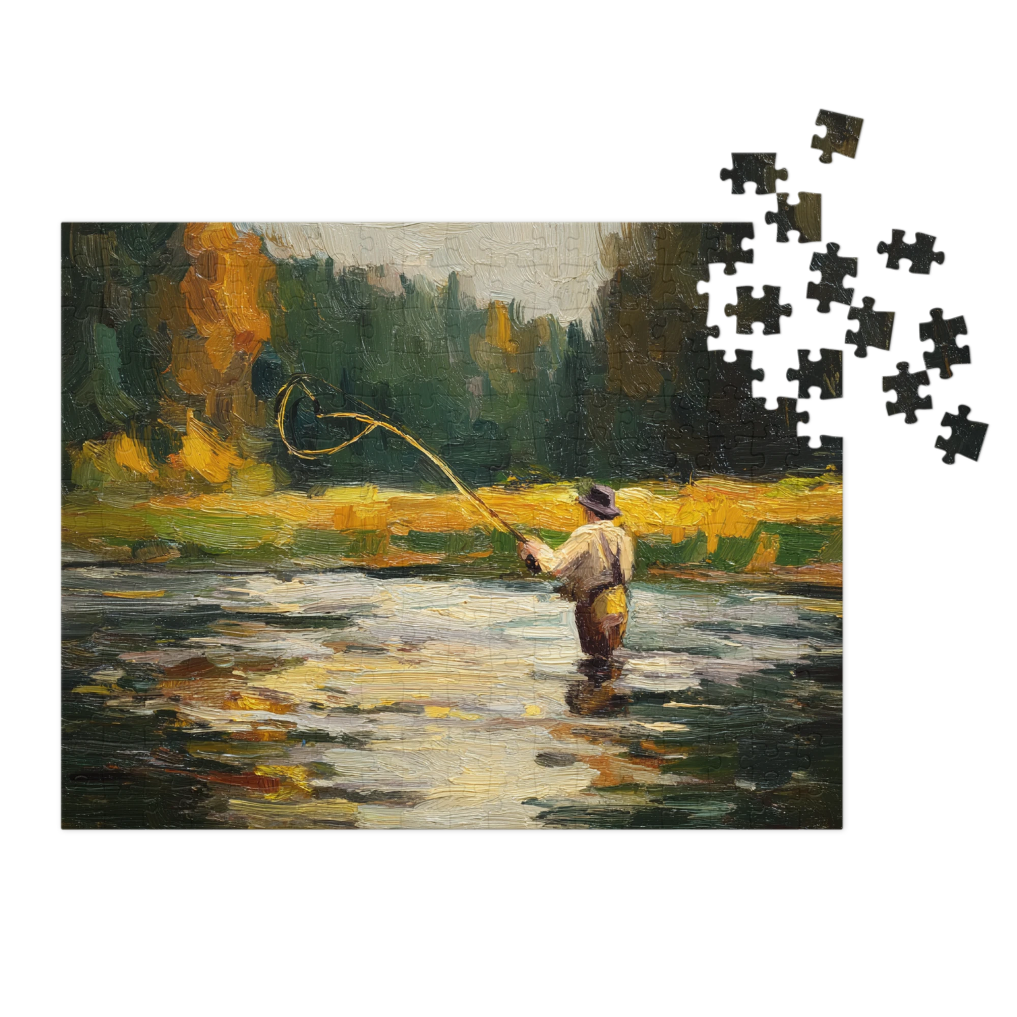 River Fly Fisherman