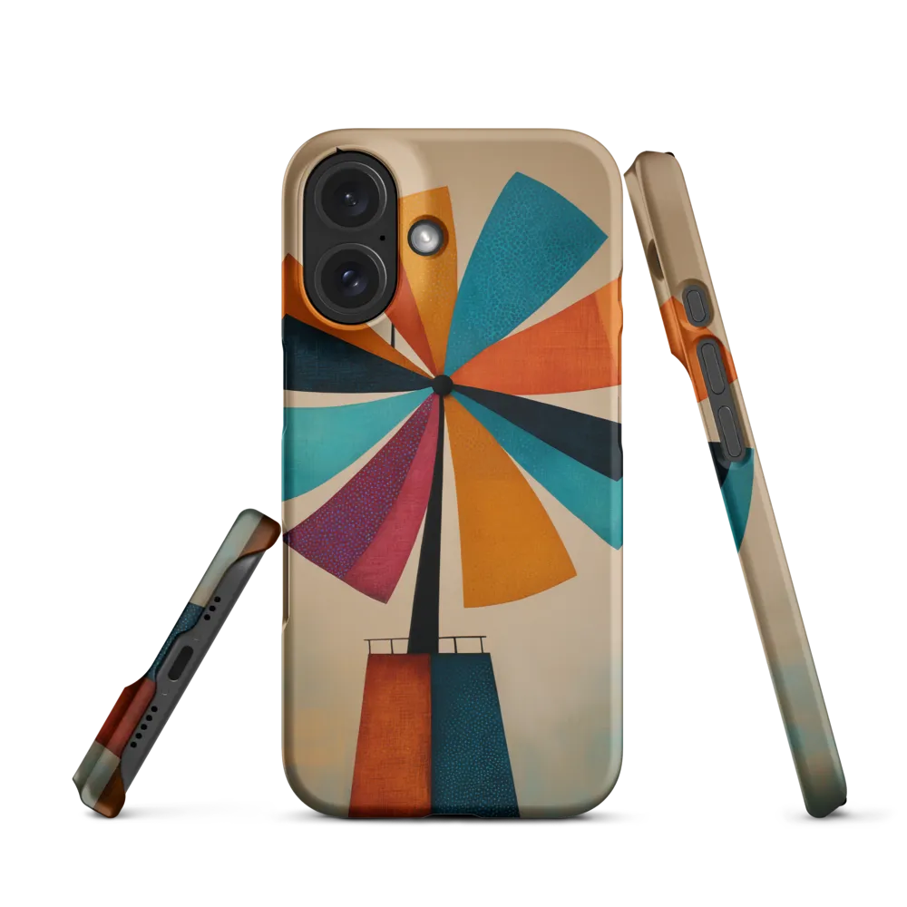 Geometric Windmill Collage | Phone Case