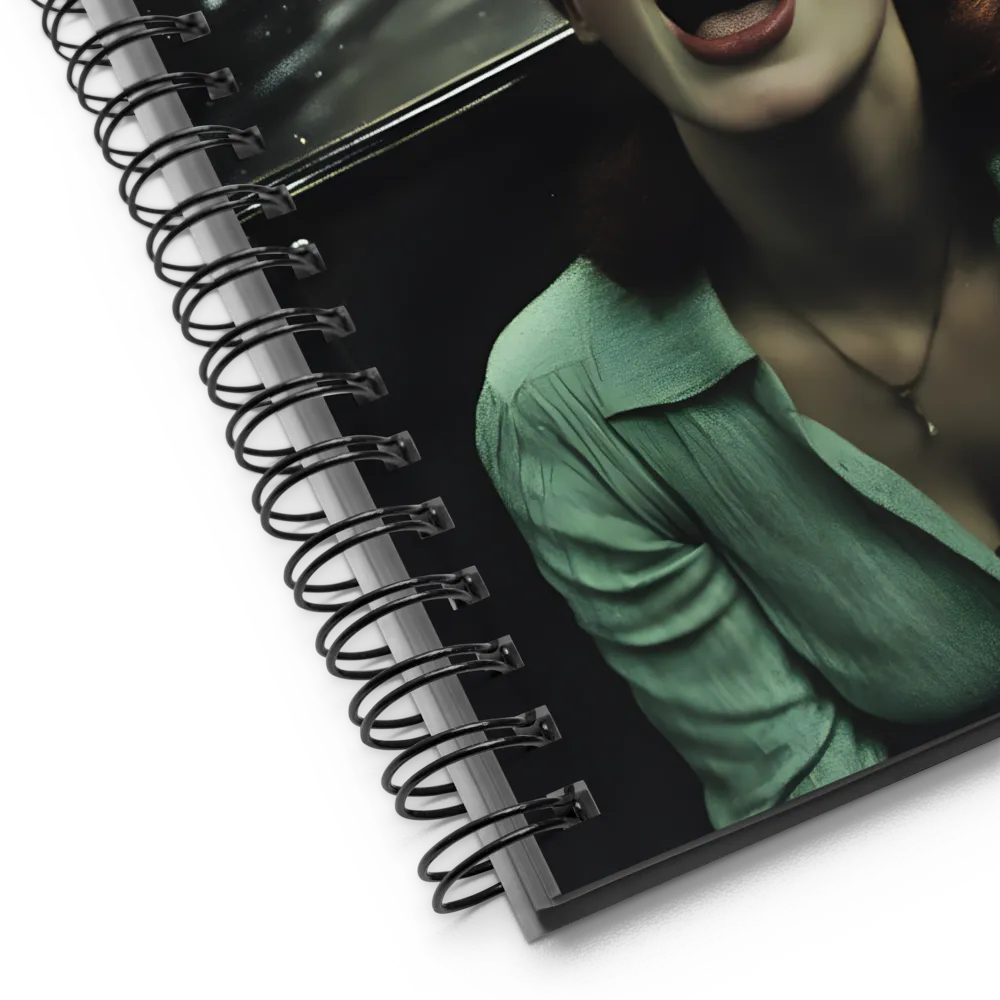 Rain-Soaked Expression 
 Spiral Notebook | 140 pages