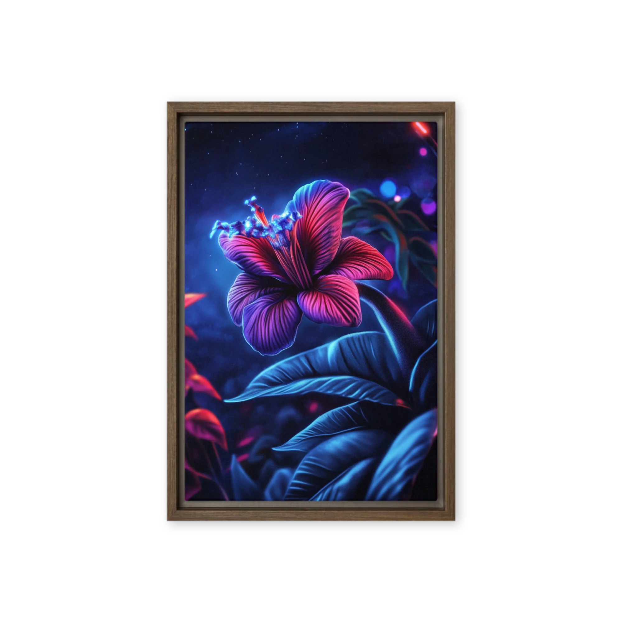 Vibrant Flower in Surreal Background