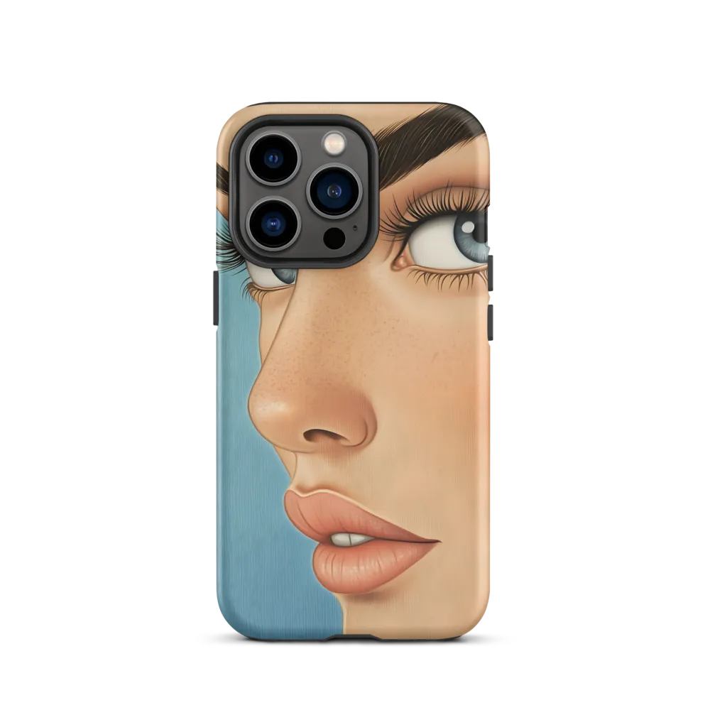 Close-Up Portrait of a Woman | Phone Case
