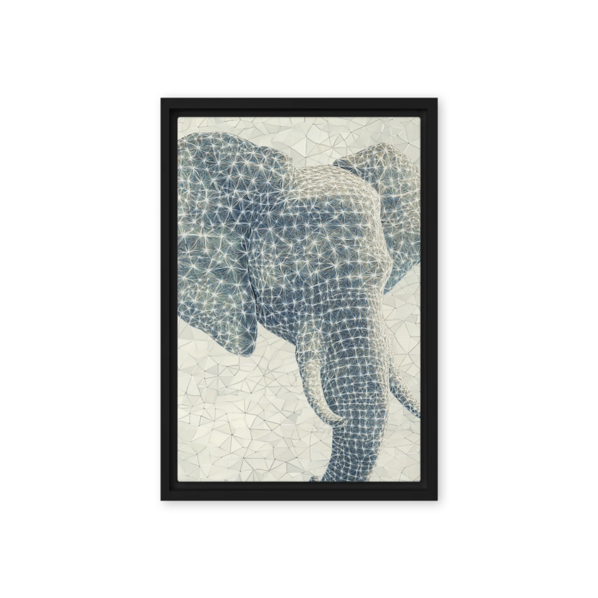 Tessellated Elephant Portrait | Art Print
