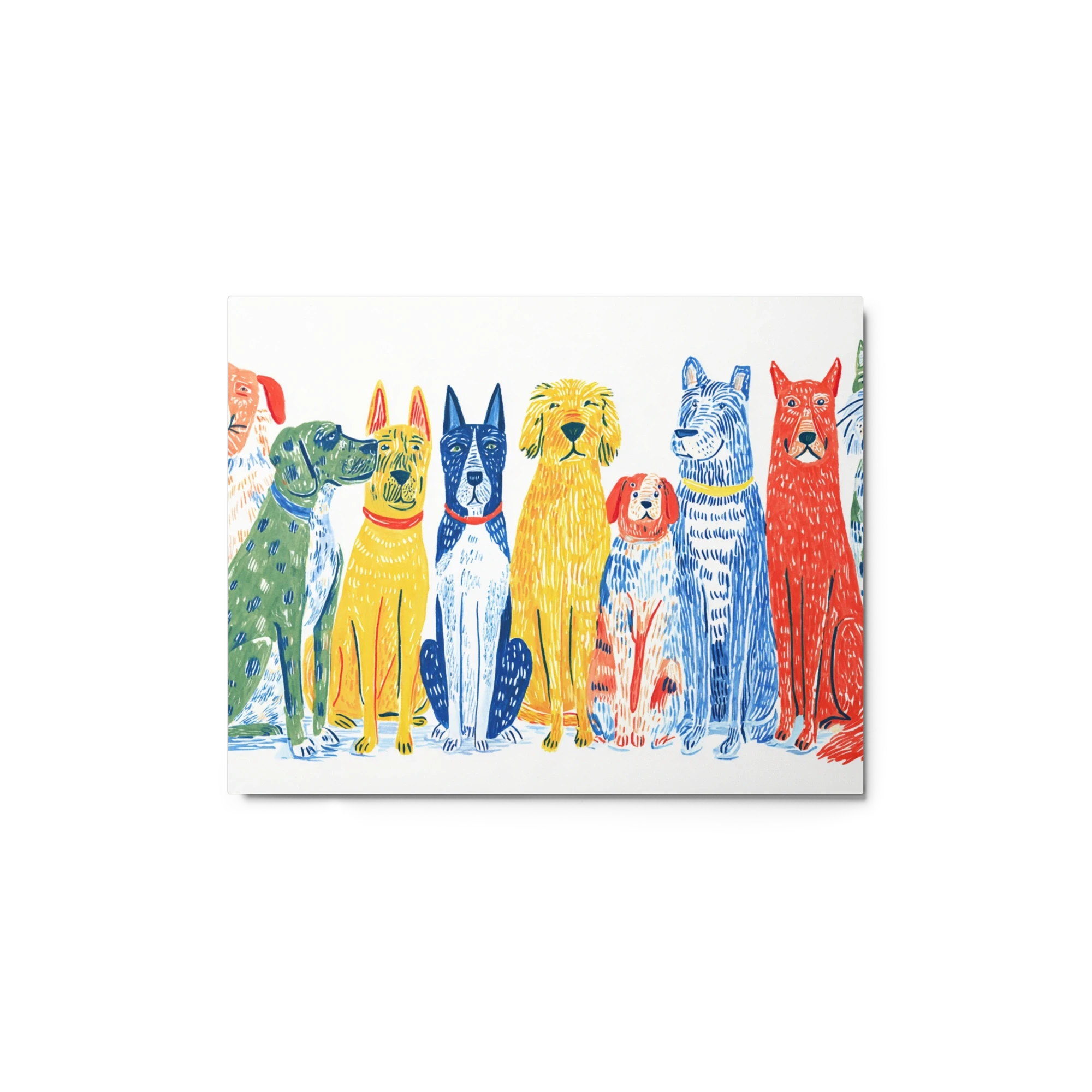 Colorful Canine Chorus | Art Print