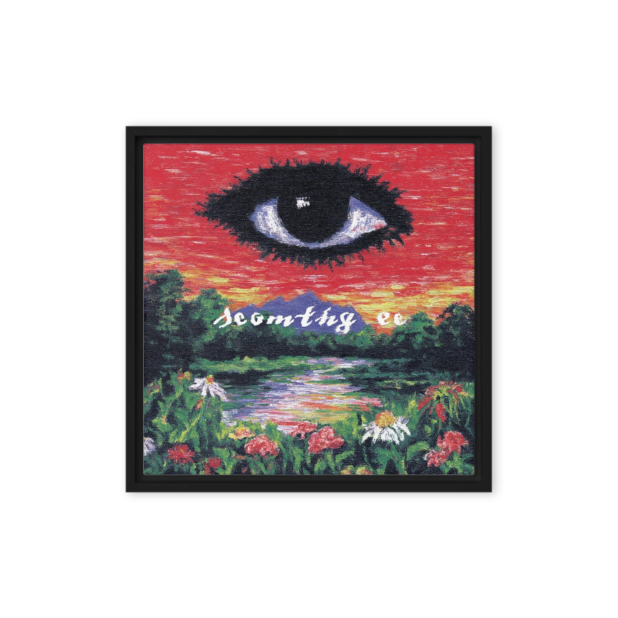 The Celestial Eye Over the Lake