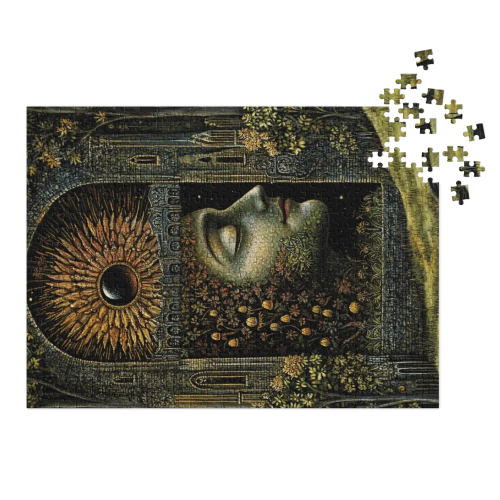 A Oráculo Adormecida da Floresta 
 Puzzle em caixa de metal