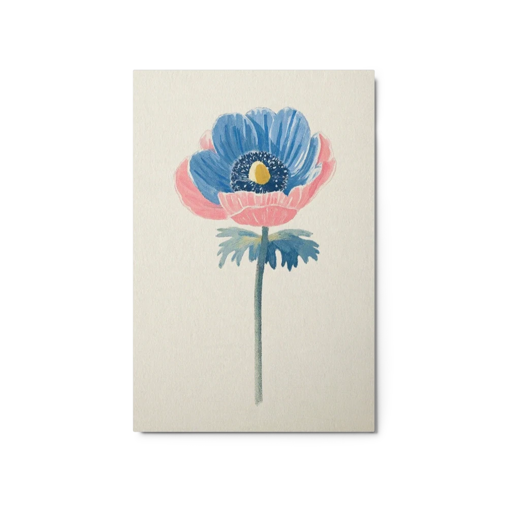 Blue Anemone Flower