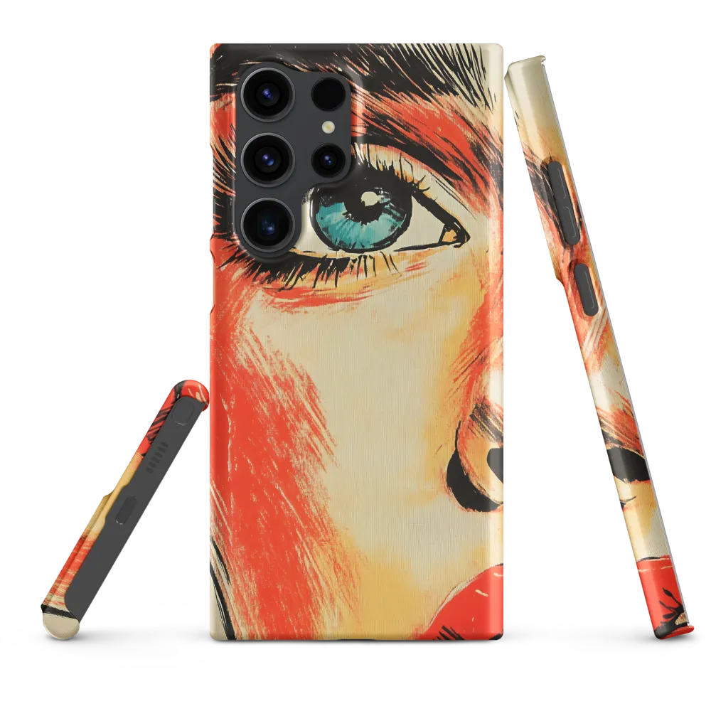 Bold Expressionist Portrait of Woman | Phone Case