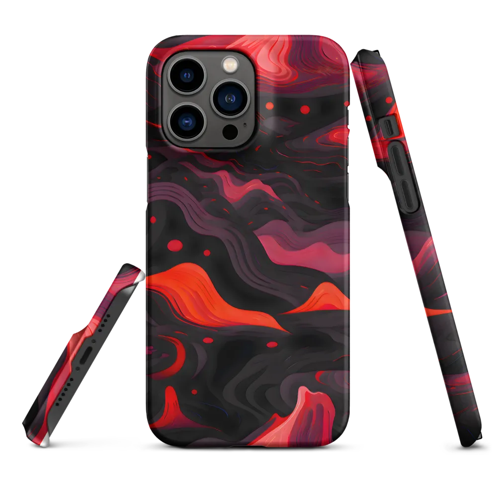 Abstract Digital Landscape Design | Phone Case