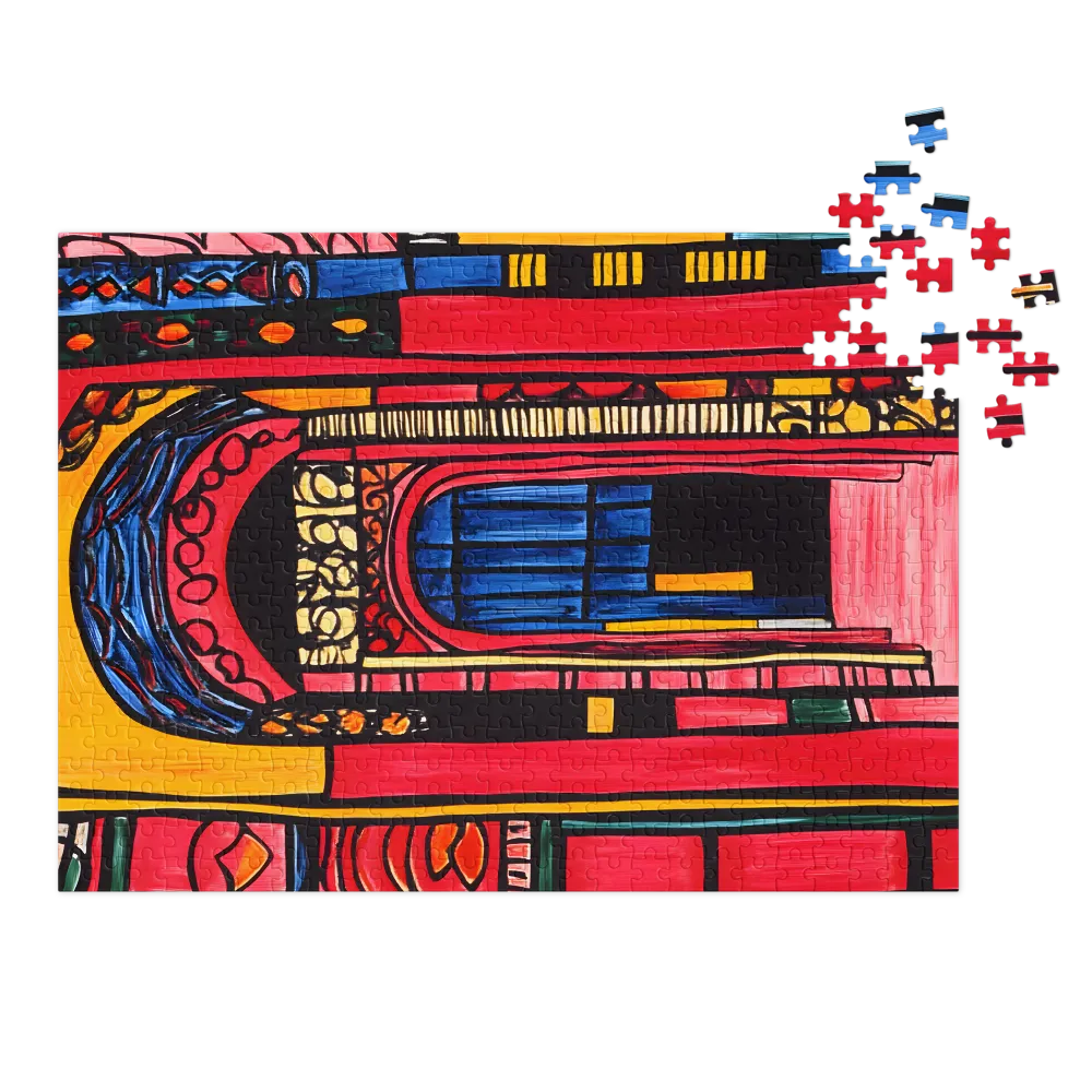 O portal de cores 
 Puzzle em caixa de metal