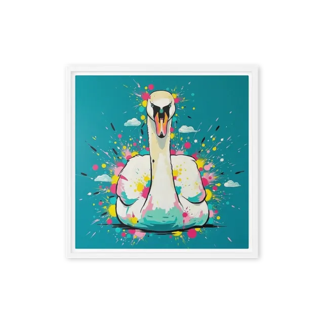 Swan Splash | Art Print