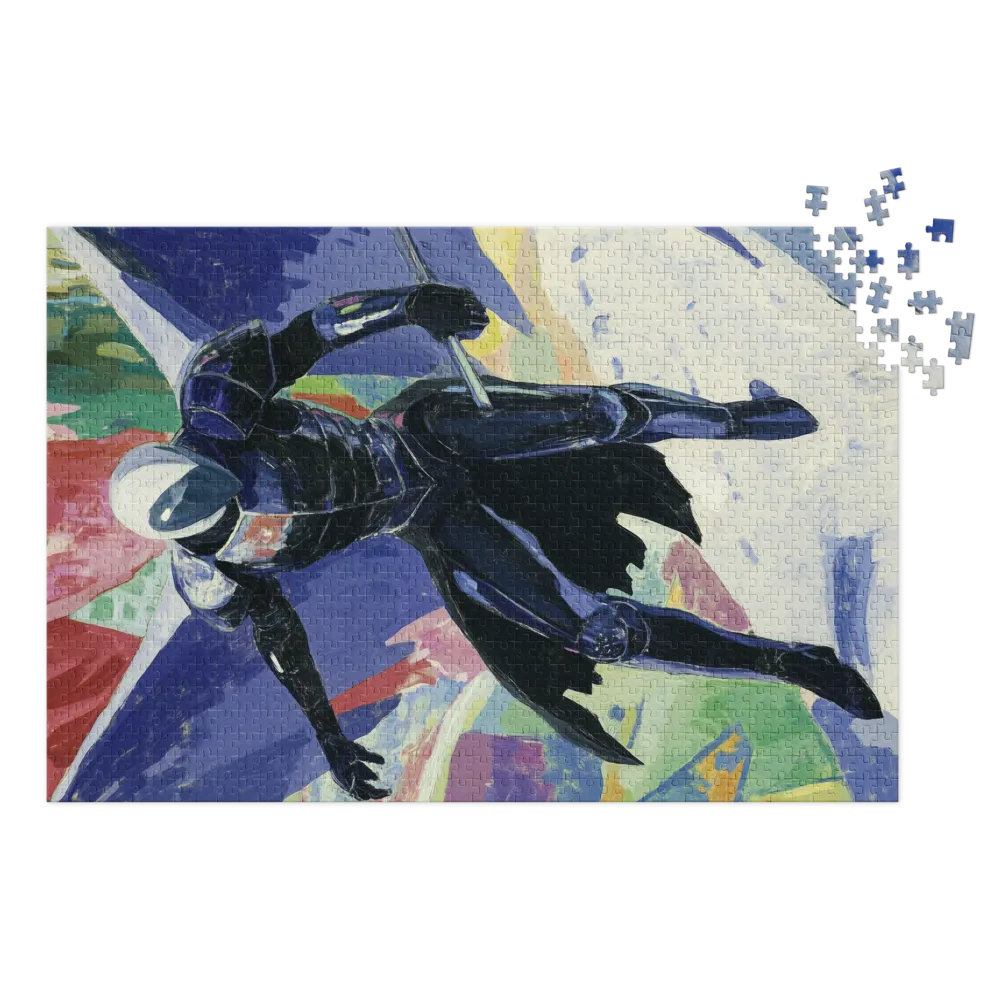 L'Avant-Garde Cobalt 
 Puzzle en boite metallique