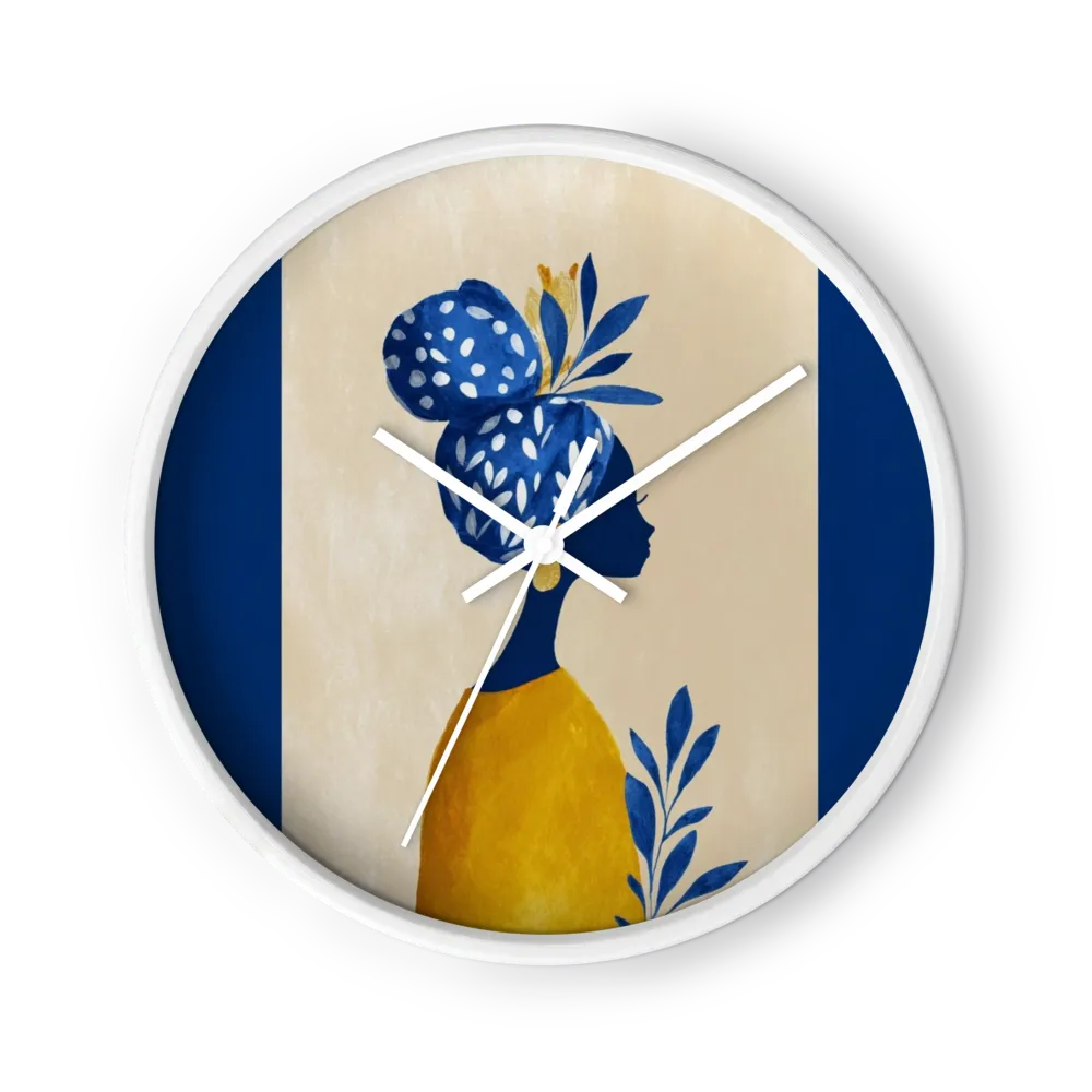Cobalt Profile and Botanical Leaves