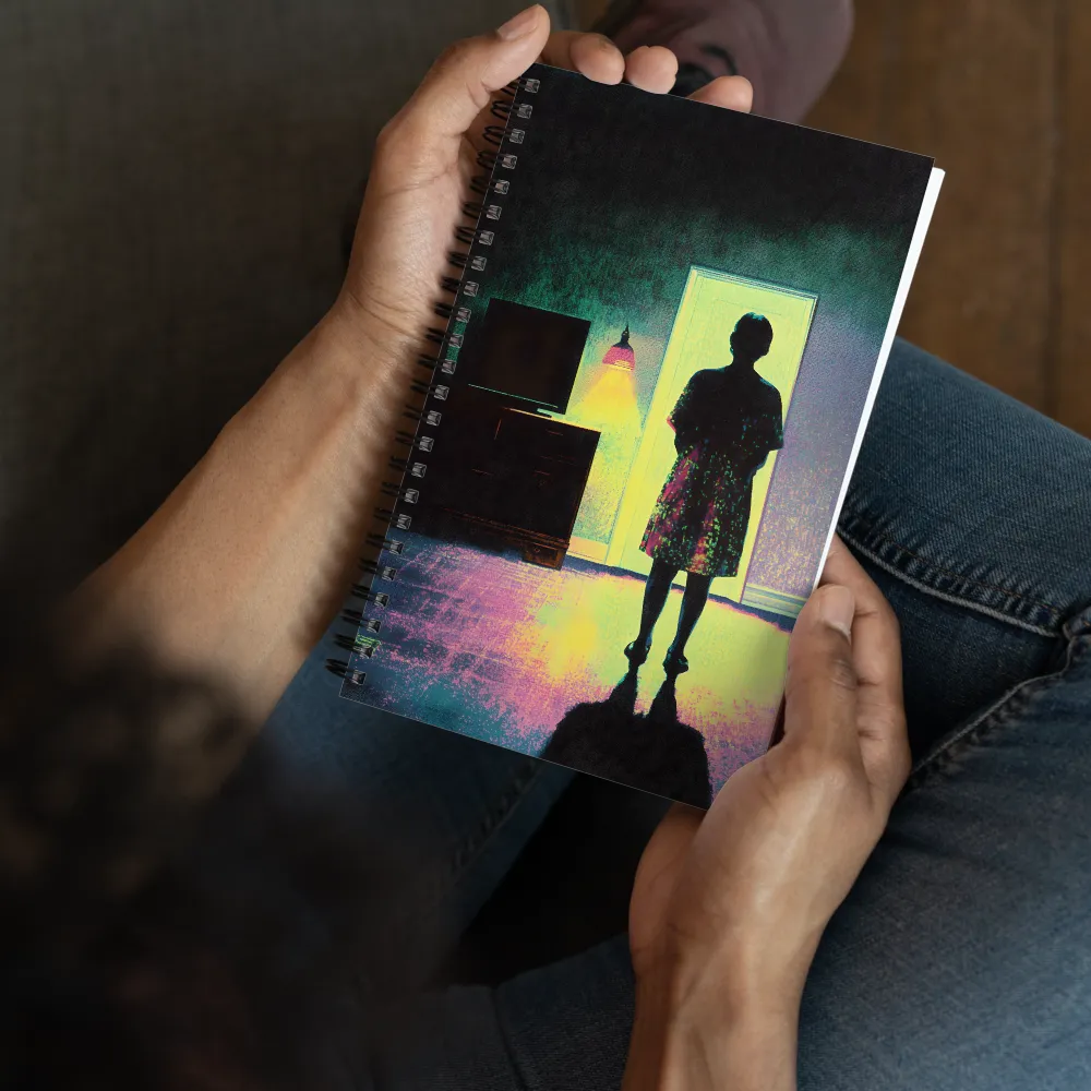 Solitary Neon Gaze 
 Spiral Notebook | 140 pages