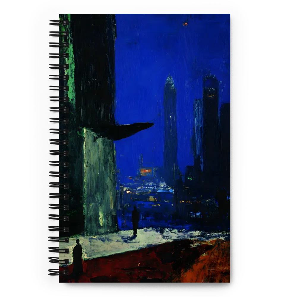 Urban Night Solitude 
 Spiral Notebook | 140 pages
