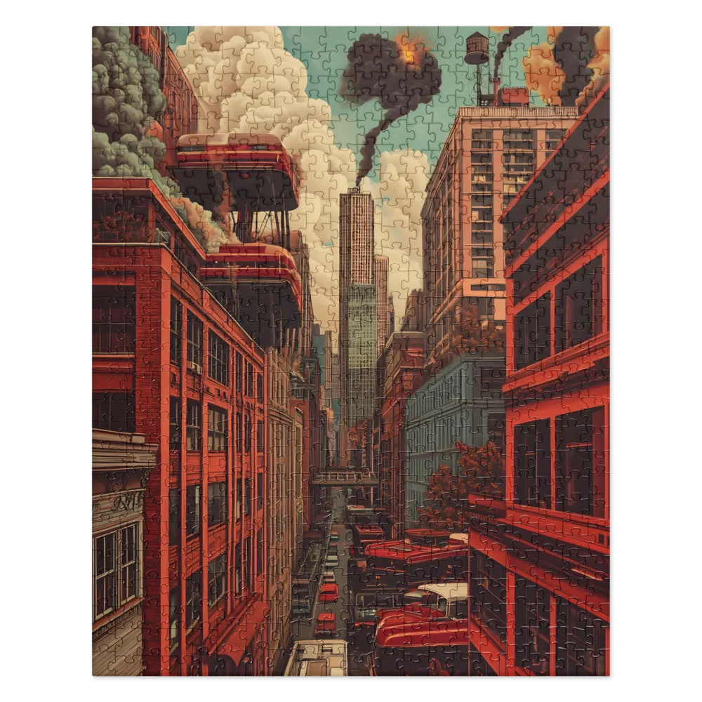 Dystopian Urban Pulse 
 Jigsaw Puzzle
