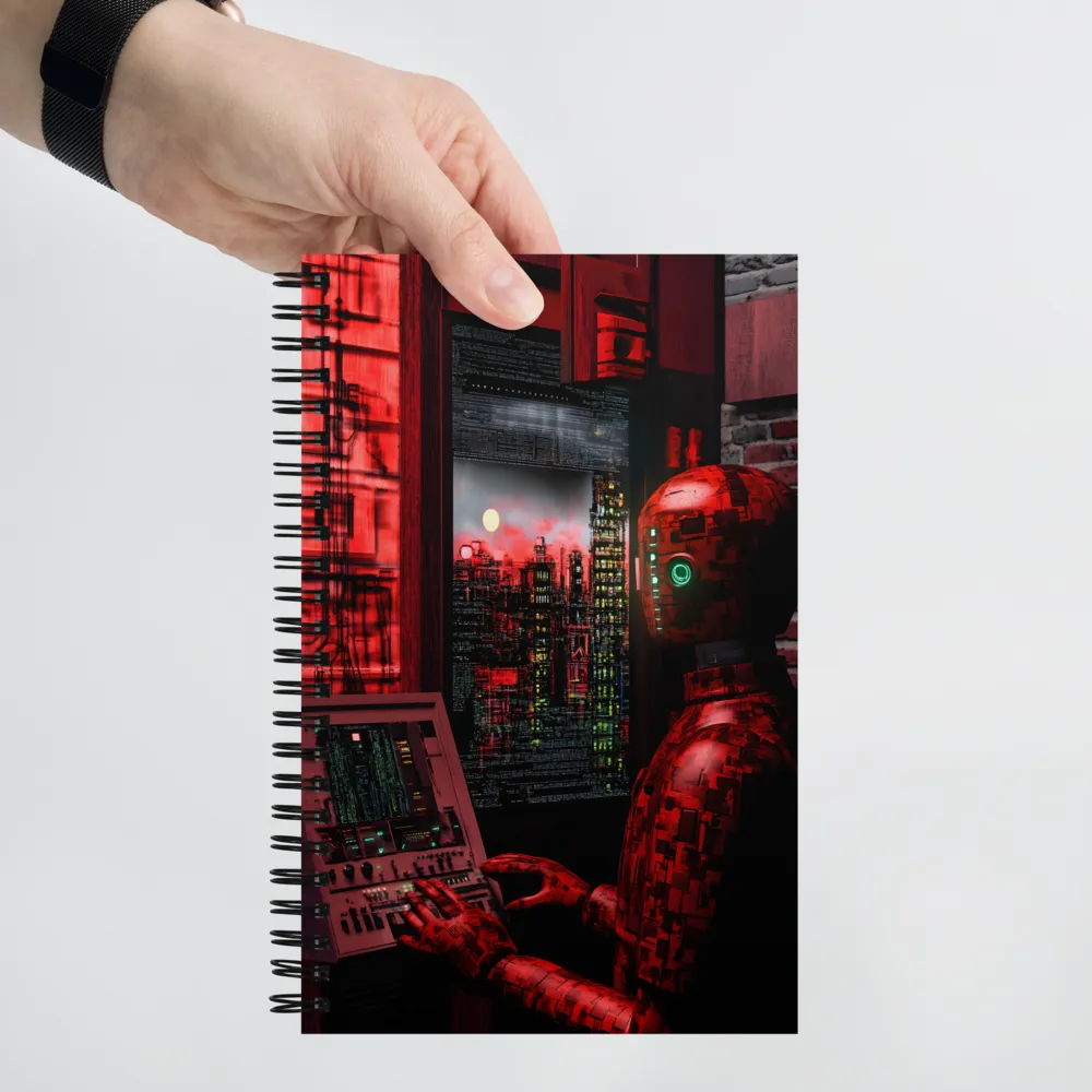 Digital Dystopia 
 Spiral Notebook | 140 pages
