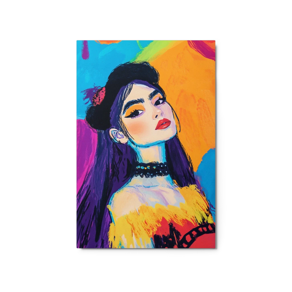 Vibrant Pop Portrait | Art Print