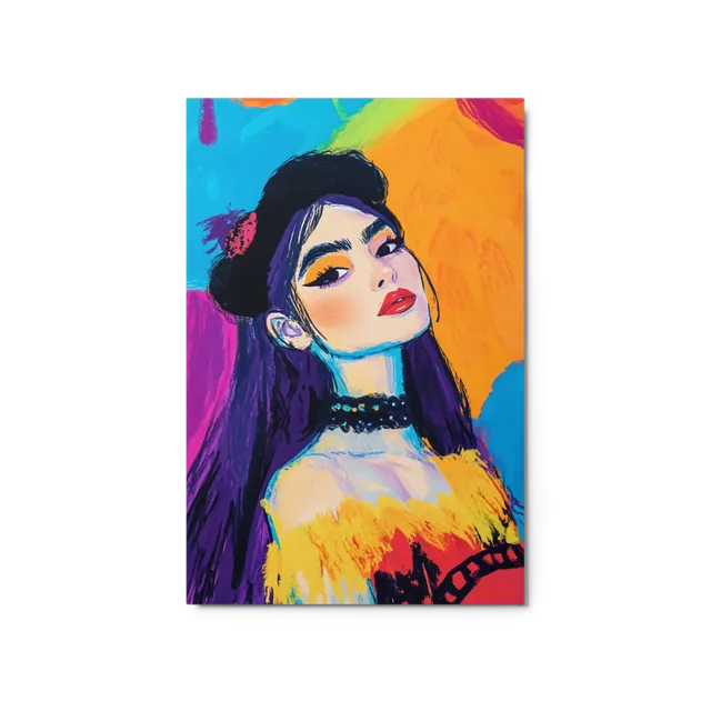 Vibrant Pop Portrait | Art Print