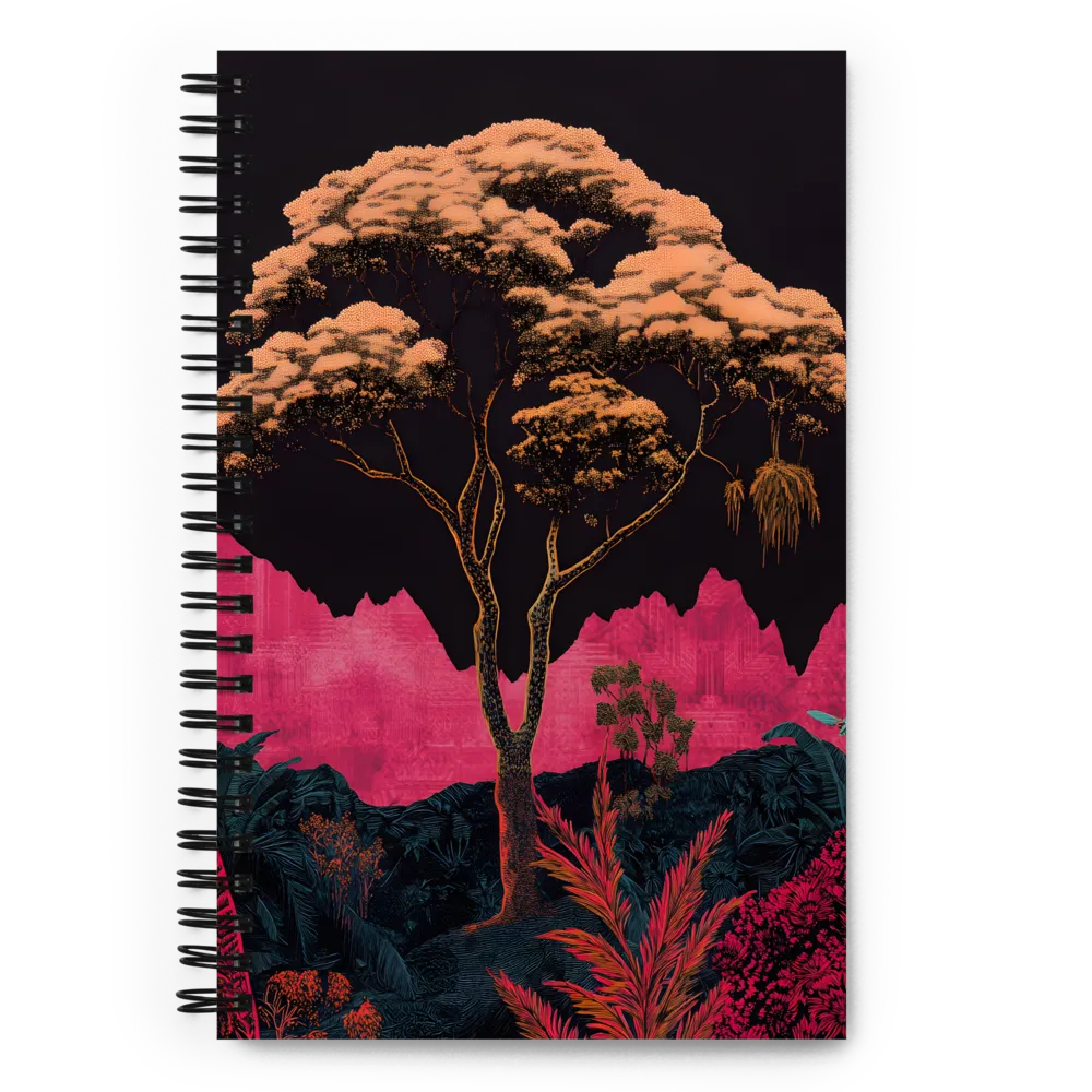 Night Jungle Canopy 
 Spiral Notebook | 140 pages