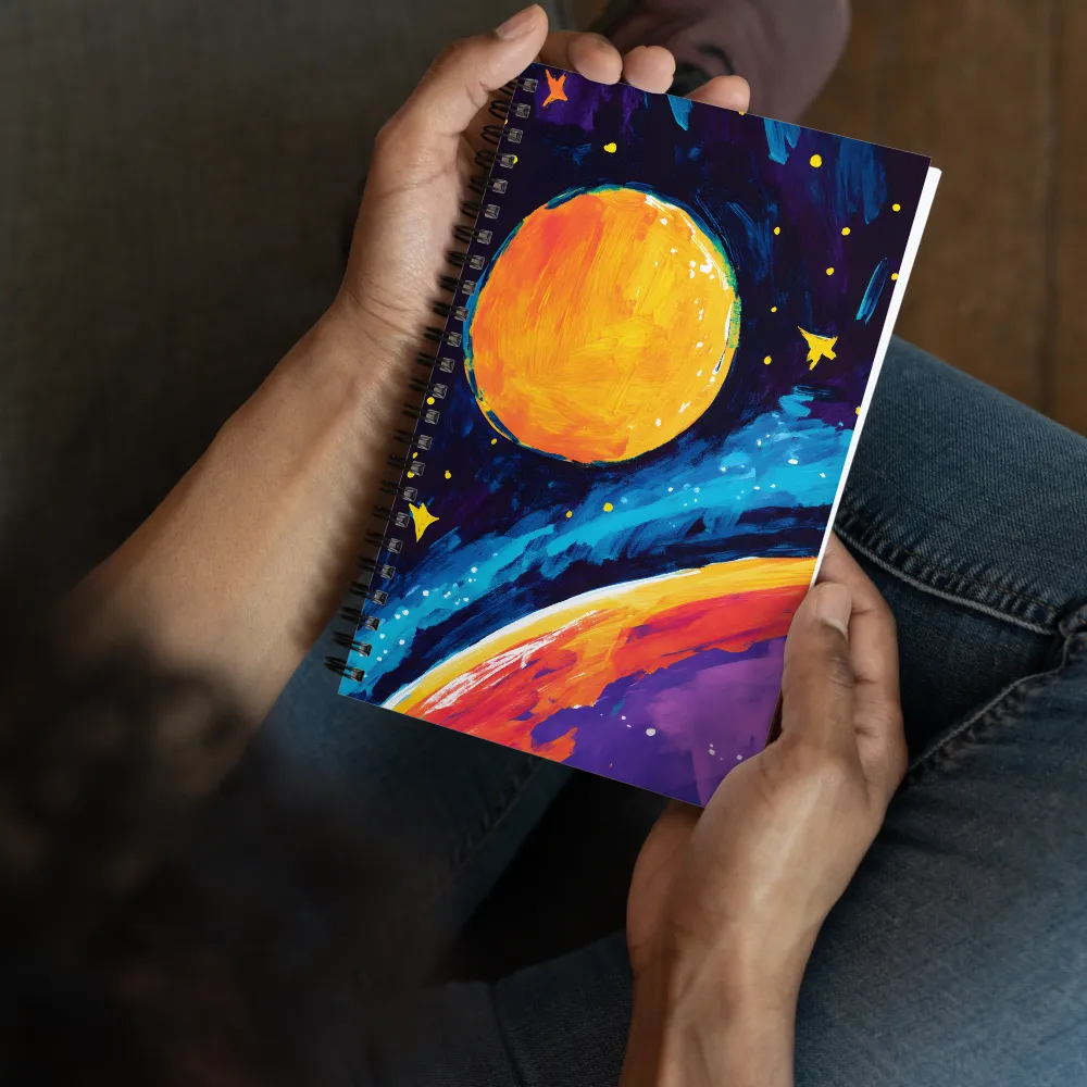 Celestial Glow 
 Spiral Notebook | 140 pages