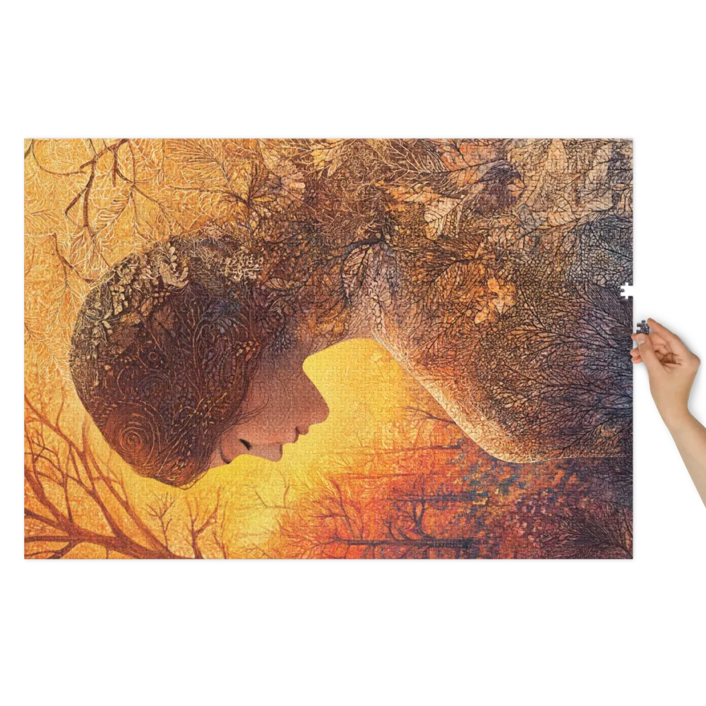 Surreal Woman in Nature | Jigsaw Puzzle (252/520 pieces)