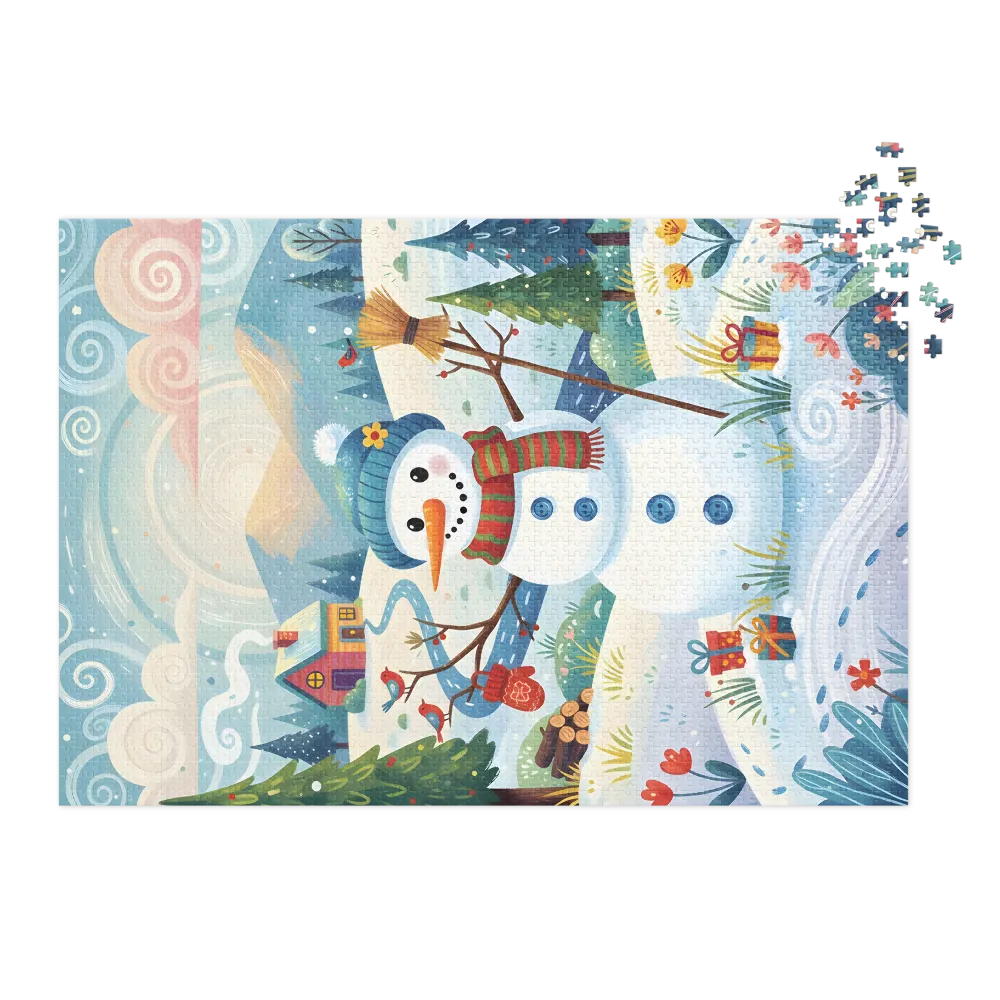 Snowman's Morning