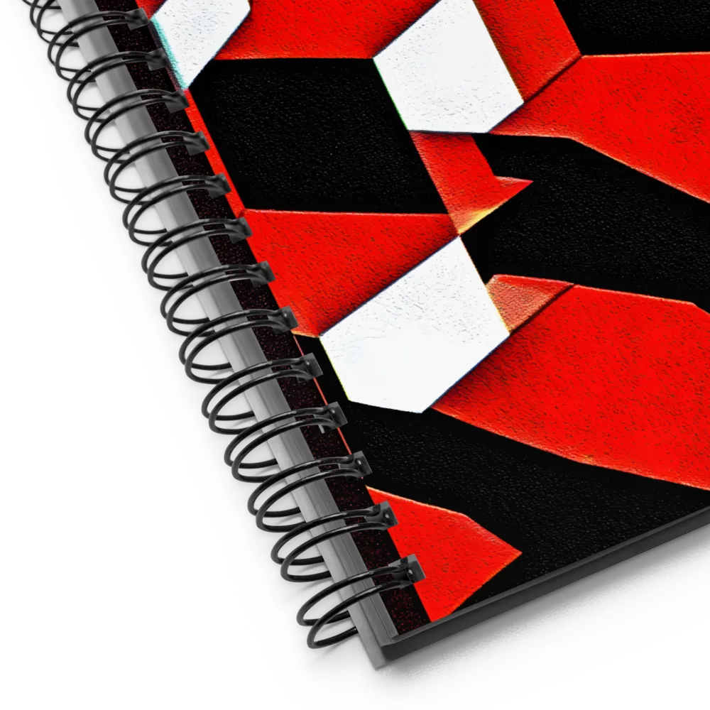 Three-Dimensional Cubes 
 Spiral Notebook | 140 pages
