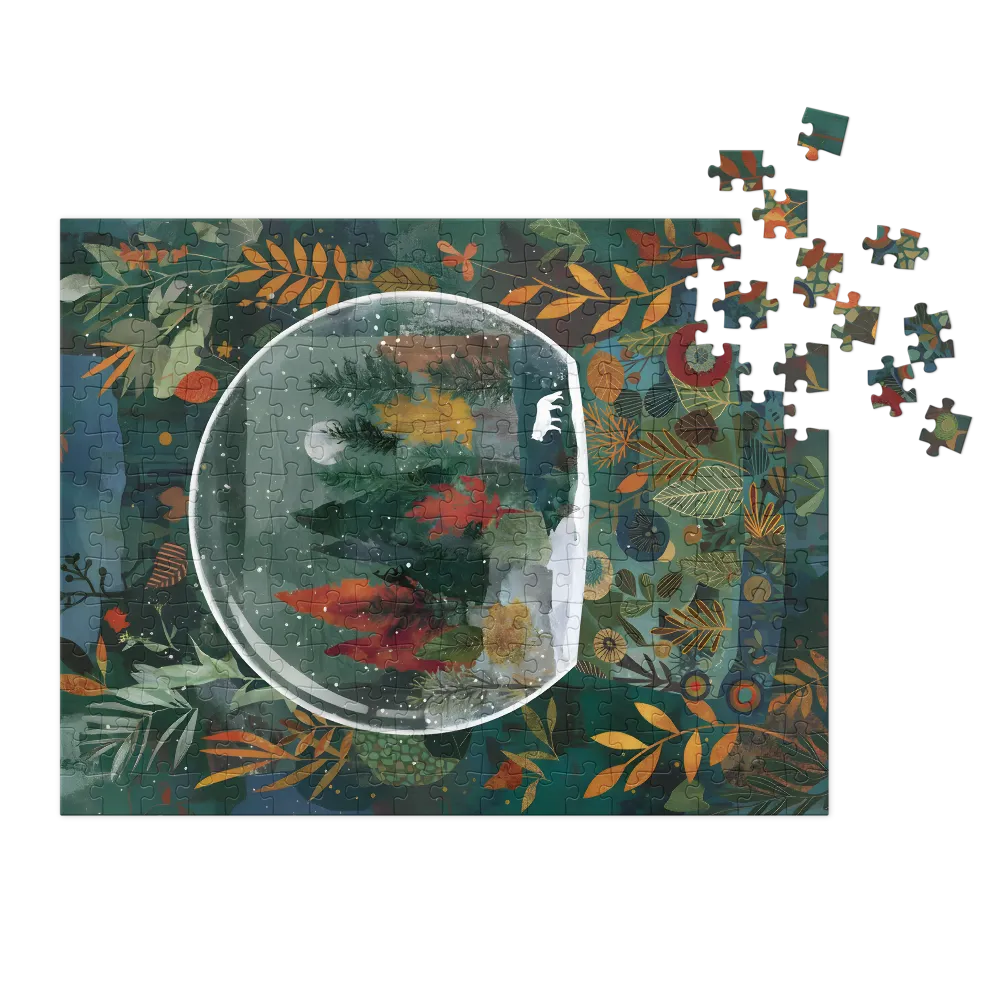 Woodland Snow Globe | Jigsaw Puzzles