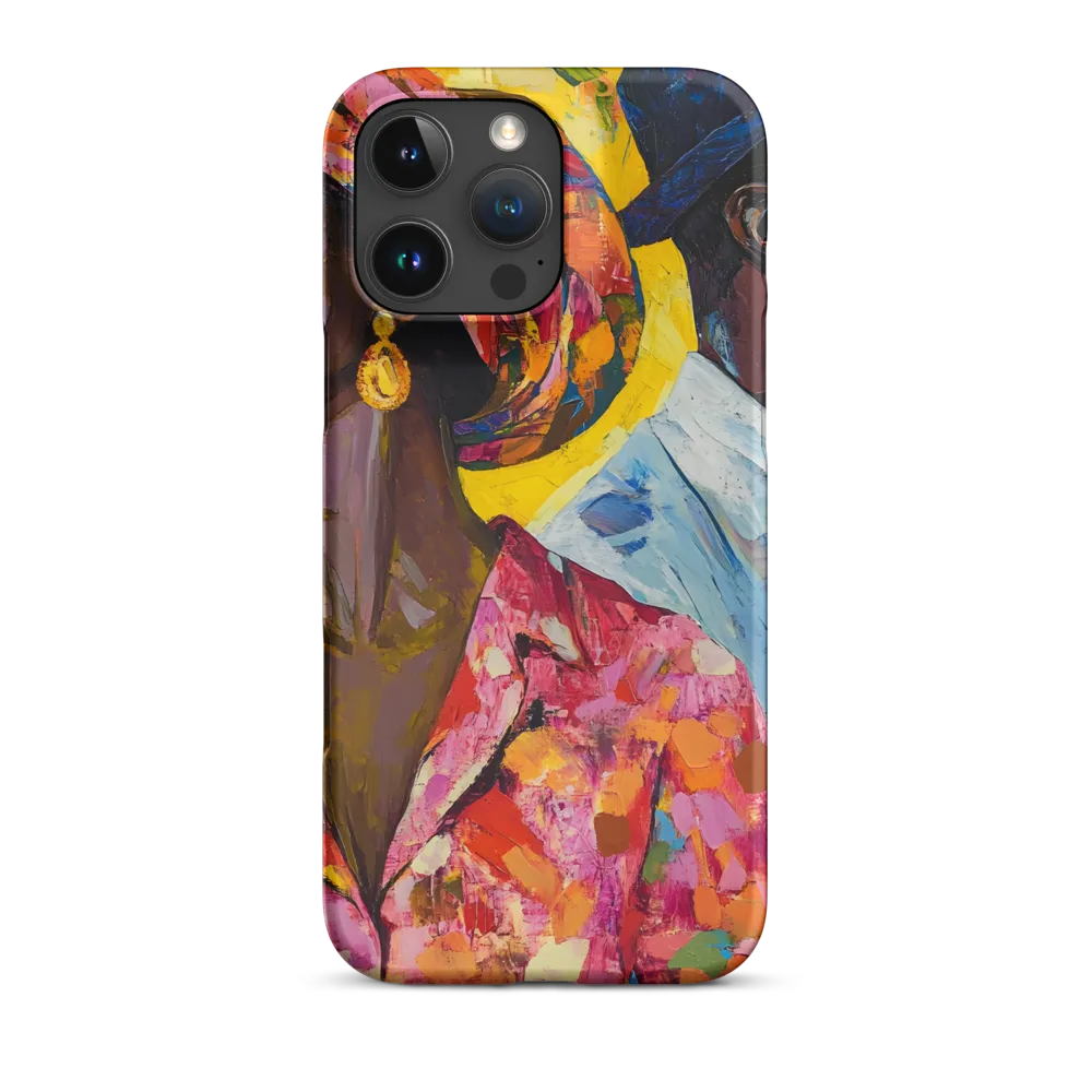 Colorful Portrait of a Singer and Woman | Phone Case