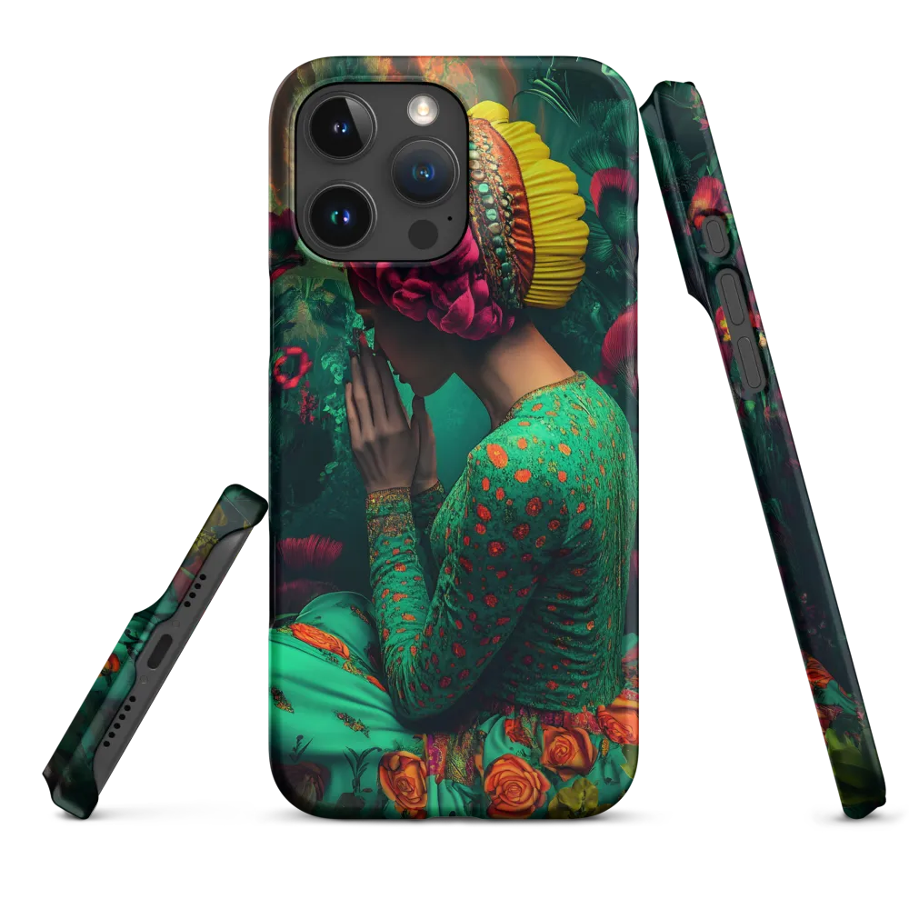 Surreal Floral Portrait of a Woman | Phone Case